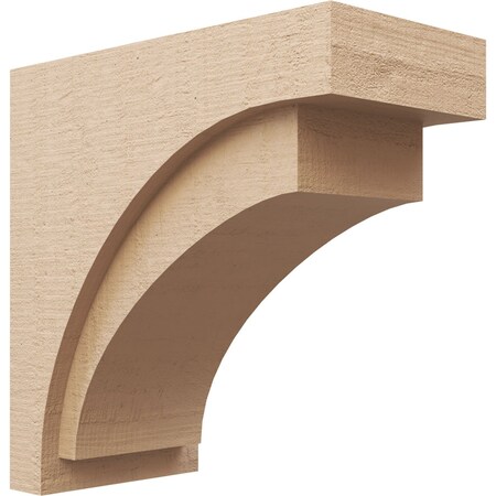 Ekena Millwork 10"W x 20"D x 20"H Classic Rivera Rough Cedar Woodgrain TimberThane Corbel, Primed Tan CORUR10X20X20RIVRCPR